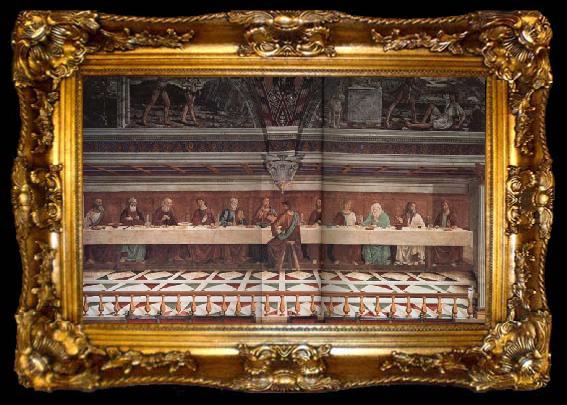 framed  Domenicho Ghirlandaio Abendmahl, ta009-2